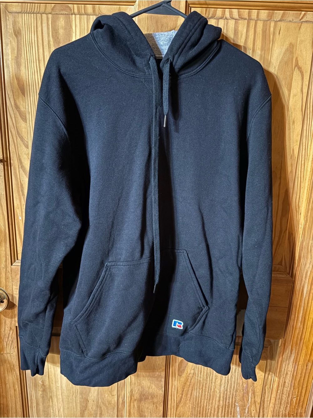 Russell Athletic Men's Black Hooded Sweatshirt